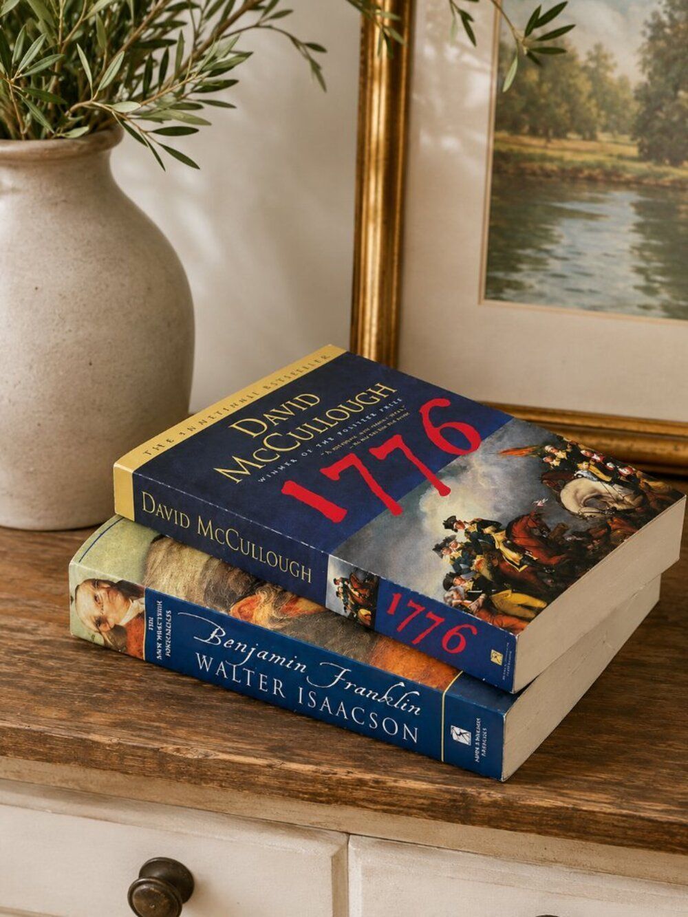 American History Book Bundle | 1776 David McCullough & Benjamin Franklin Walter